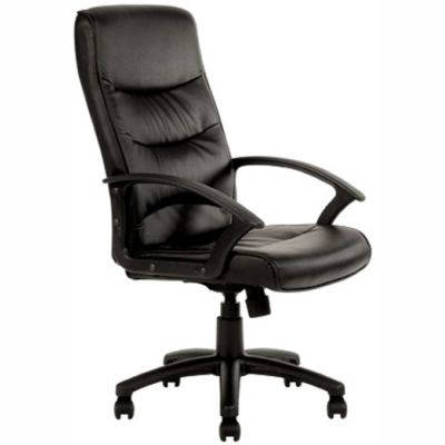 Image for STAR EXECUTIVE CHAIR HIGH BACK ARMS PU BLACK from Total Supplies Pty Ltd