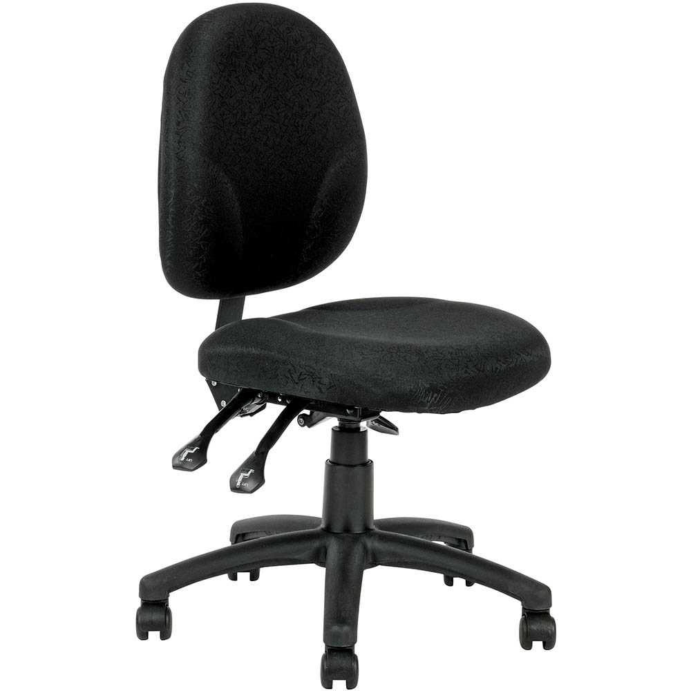 Image for LINCOLN TASK CHAIR MEDIUM BACK BLACK from Office Products Depot