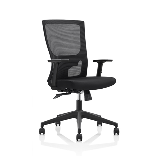 Image for INITIATIVE PLUTO TASK CHAIR MEDIUM MESH BACK ADJUSTABLE ARMS BLACK from Albany Office Products Depot