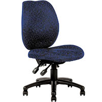initiative ambition high back operator chair blue