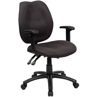 Image for INITIATIVE AMBITION HIGH BACK OPERATOR CHAIR ARMS BLACK from Ross Office Supplies Office Products Depot