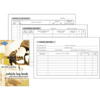 zions vted combined vehicle log with travel and expenses record book