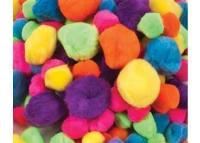 kit craft 50 pom poms assorted colours and sizes