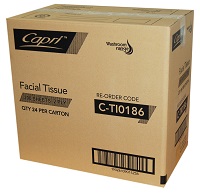 Image for CAPRI FACIAL TISSUES PACK 200 C-TI0186 CTN24 from Albany Office Products Depot