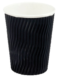 Image for CAPRI COOLWAVE CUP 12OZ BLACK from Albany Office Products Depot