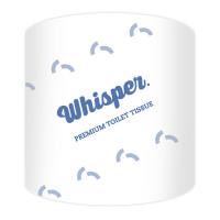 whisper premium toilet tissue paper 3ply 230 sheets ctn 48 rolls