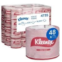 kleenex® 4735 toilet tissue, white 2 ply, 400 sheets/roll, 48 rolls/case
