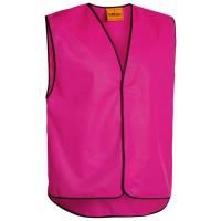 hi vis pink safety vest - large