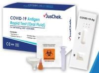 jus chek rapid antigen test kit oral