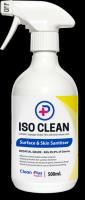 clean plus iso clean surface & skin sanitiser 500ml