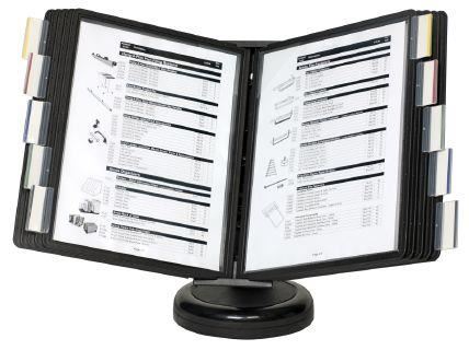 Image for Swinga 10 Panel Adjustable Desktop Display Arnos B021 from Office Products Depot Gold Coast