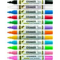 osmer paint marker assorted 12 colours 2.5mm