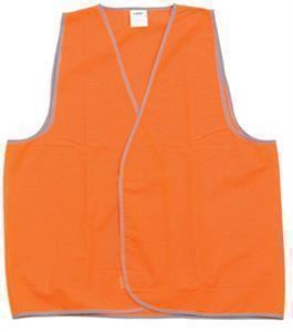 Image for ZIONS DAY HI VIS SAFETY VEST EXTRA LARGE ORANGE from Office Business Office Products Depot