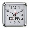 **discontinued** jastek perpetual calendar clock 46 x 46cm silver