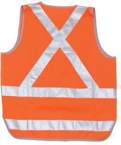 Image for ZIONS DAY/NIGHT HI VIS SAFETY VEST LARGE ORANGE from Office Business Office Products Depot