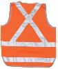 zions day/night hi vis safety vest large orange