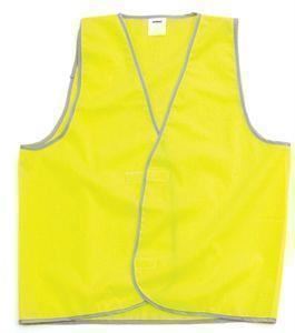 Image for ZIONS DAY HI VIS SAFETY VEST EXTRA LARGE YELLOW from Office Business Office Products Depot
