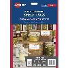 avery 980005 c32301 shelf tags removable 6 up white pack 60