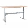 conset 501-25 electric height adjustable desk 1600 x 800 beech