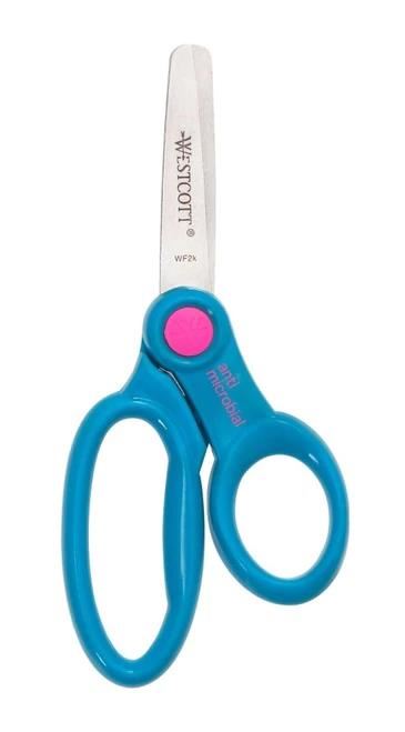 Image for WESTCOTT STUDENT MICROBAN SCISSOR 5 INCH 127MM BLUE from Ross Office Supplies Office Products Depot