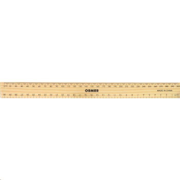 Image for RULER WOODEN 30CM from Ross Office Supplies Office Products Depot