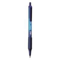 bic softfeel retractable ballpoint pen medium blue