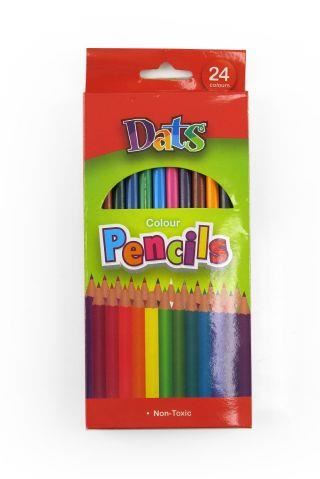 Image for DATS COLOUR PENCILS PKT24 from Ross Office Supplies Office Products Depot