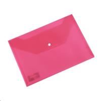 document wallet pvc a4 button red