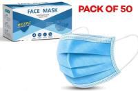 disposable face masks 3 ply box 50
