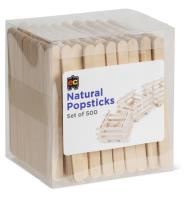 educational colours popsticks natural pack 500