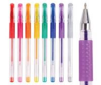 basics glitter pens 8's asst