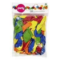 balloons 25cm assorted pack 50