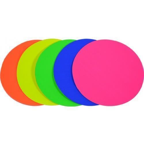 Image for RAINBOW PREMIUM FLURO KINDER CIRCLES 85GSM 120MM 500 SHEETS from Ross Office Supplies Office Products Depot