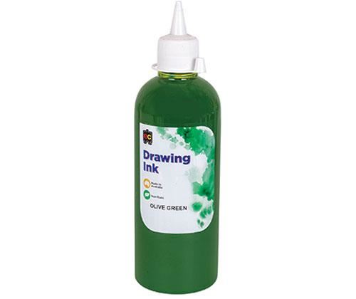 Image for DRAWING INK 500ML OLIVE GREEN from Ross Office Supplies Office Products Depot