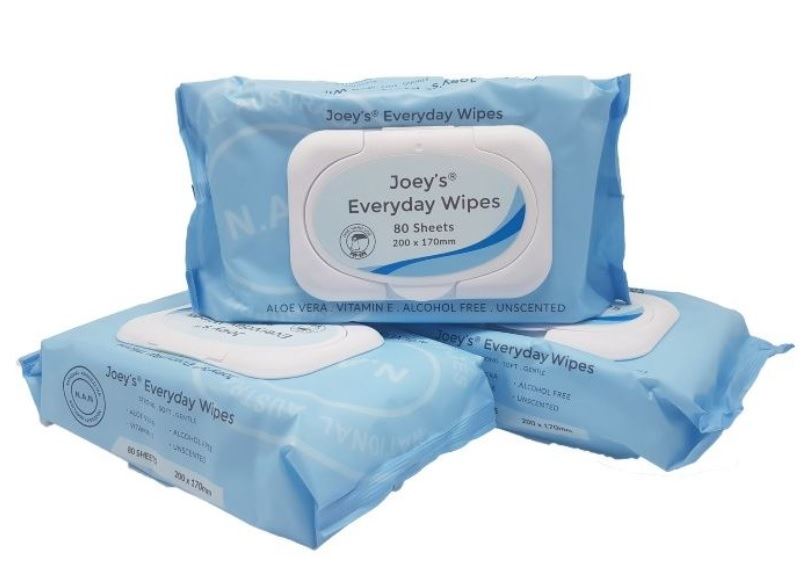 Image for JOEY EVERYDAY BABY WIPES UNSCENTED ALC FREE WITH LID PACK 80 from Ross Office Supplies Office Products Depot