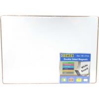 osmer a4 magnetic 2 sided lap whiteboard mdf plain