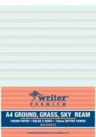 writer ream premium ground/grass/sky 18mm dotted thirds 250 sheets