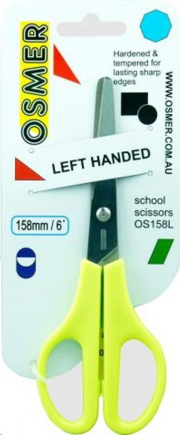 Image for OSMER 158MM LEFT HAND SCHOOL SCISSOR HS from Ross Office Supplies Office Products Depot