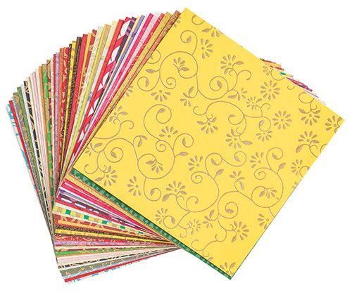 Image for HANDMADE DECORATIVE PAPER 15 X 15CM 50'S from Ross Office Supplies Office Products Depot