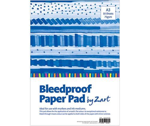 Image for BLEEDPROOF PAD A3 50 SHEET from Ross Office Supplies Office Products Depot