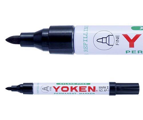 Image for YOKEN MARKER BULLET POINT BLACK PKT 12 from Ross Office Supplies Office Products Depot