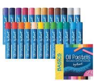basic oil pastels large pkt 24