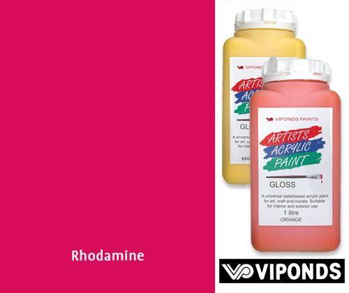 Image for VIPOND GLOSS S2 1L RHODAMINE PAINT from Ross Office Supplies Office Products Depot