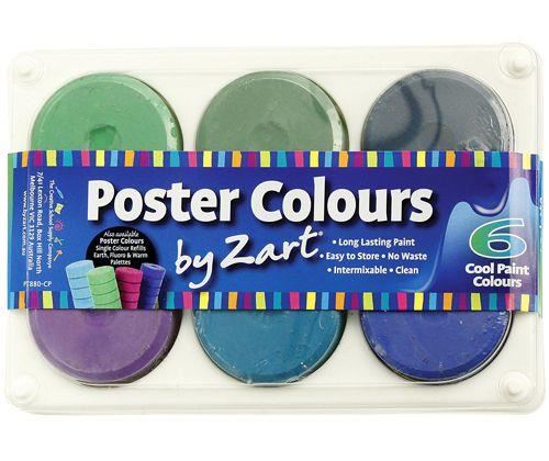 Image for POSTER COLOURS BY ZART 6'S COOL from Ross Office Supplies Office Products Depot
