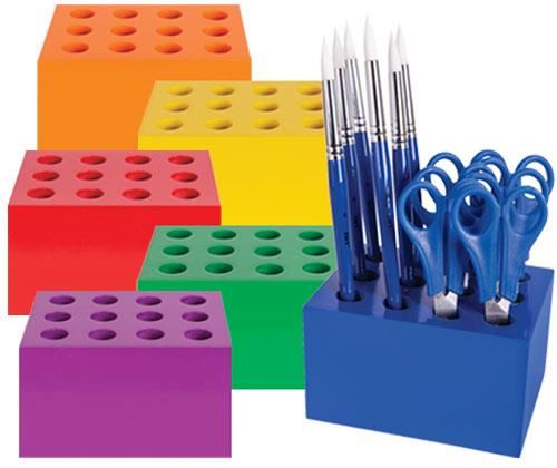 Image for COLOURSORTS SCISSOR & BRUSH BLOCK ASST 6'S from Ross Office Supplies Office Products Depot