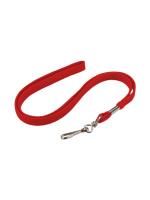 neck strap/lanyard with swivel clip red nl-004