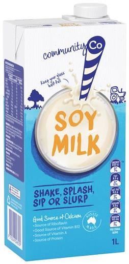 Image for COMMUNITY CO SOY MILK 1 LITRE from MOE Office Products Depot Mackay & Whitsundays