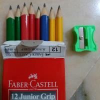 faber grip sharpener, double hole assorted colours