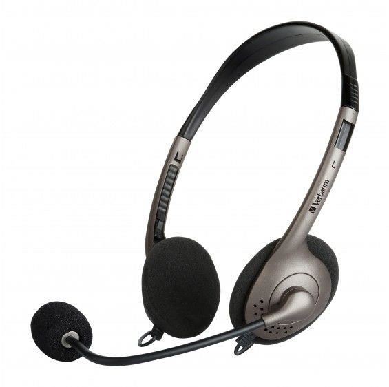 Image for HEADSET w MICROPHONE VERBATIM USB from MOE Office Products Depot Mackay & Whitsundays