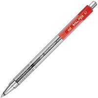 deli retractable arrow ballpoint pen medium red 6511 pack 12